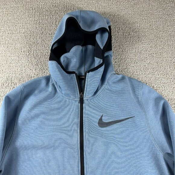 Nike Hyper Elite Zip Up Athletic Jacket Blue Men’s Size Large - Picture 2 of 8